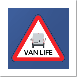 Van Life Traffic Sign Posters and Art